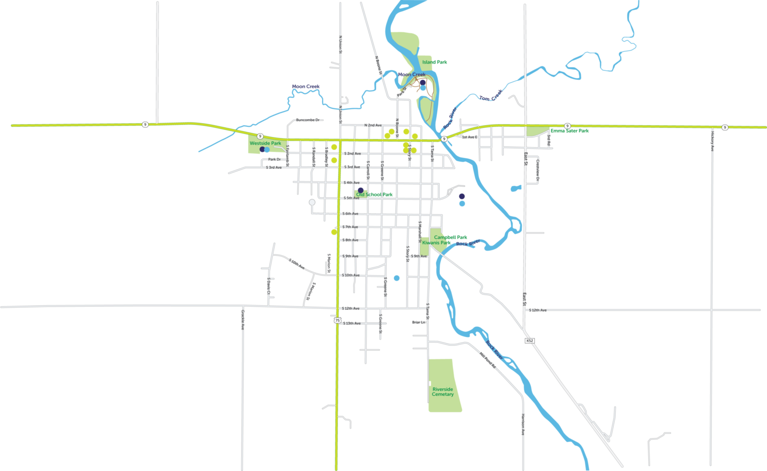 Iowa’s Ride Initial Survey Rock Rapids