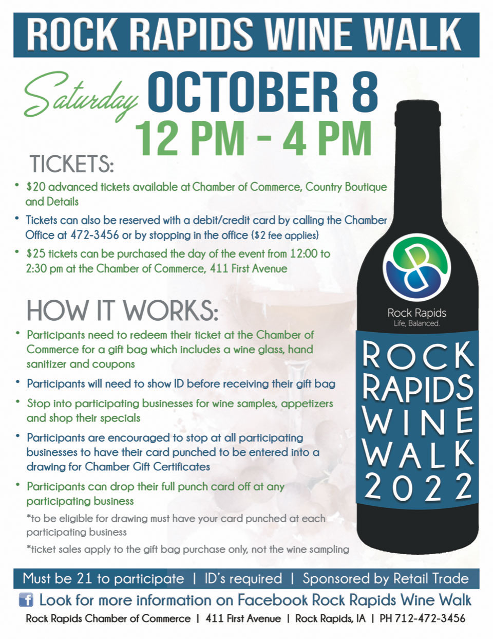 Rock Rapids Wine Walk 2022