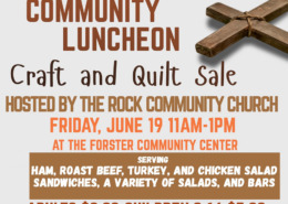 Community Luncheon Craft and Quilt Sale