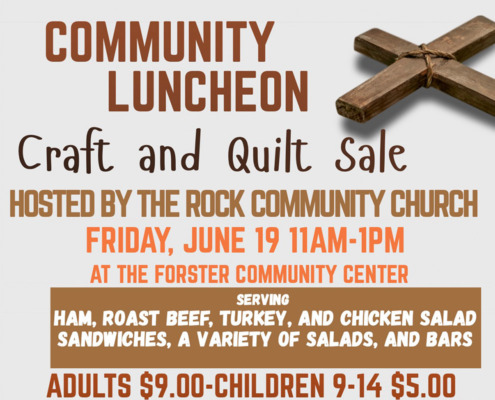 Community Luncheon Craft and Quilt Sale