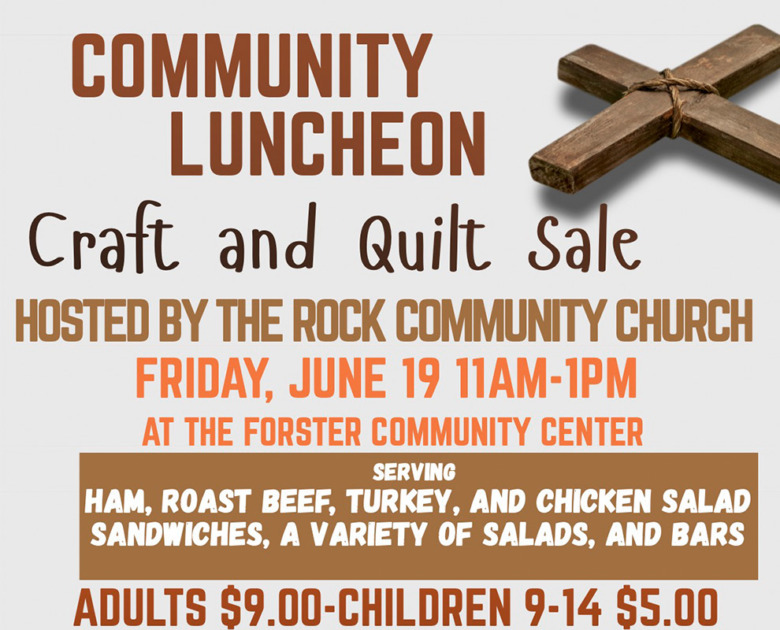 Community Luncheon Craft and Quilt Sale
